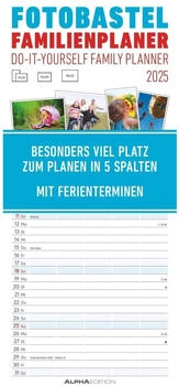 Neumann Verlage Foto-Bastel-Familienplaner 2025 19,5x45cm