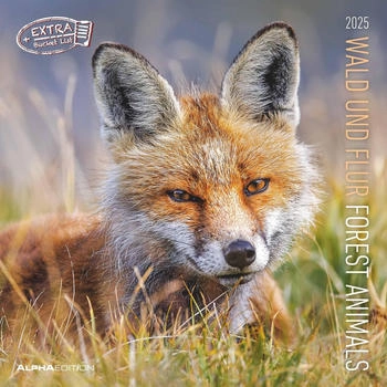Neumann Verlage Wald und Flur 2025 30x60cm Forest Animals