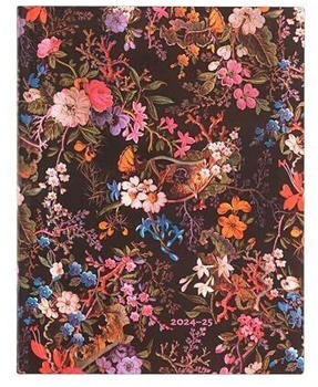 Paperblanks Monatskalender Flexi 2025 Floralia Ultra Vertikal