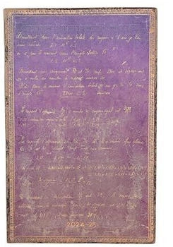 Paperblanks Monatskalender Flexi 2025 Marie Curie Die Wissenschaft der Radioaktivität Maxi Vertikal Elastikband-Verschluss