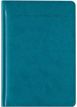 Neumann Verlage Buchkalender Tucson türkis 2025 mit Registerschnitt A5 1 Tag 1 Seite