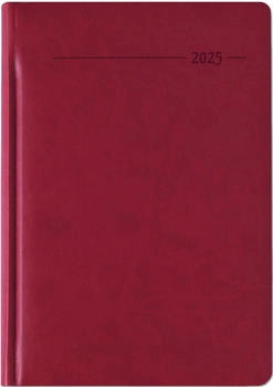 Zettler Buchkalender 878 2025 15x21cm 1 Tag/1 Seite Tucson rot