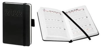 bsb-obpacher V-Book schwarz 1 Woche / 2 Seiten 9x14cm 2025