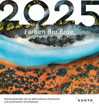 Kunth Verlag Farben der Erde Postkartenkalender 2025