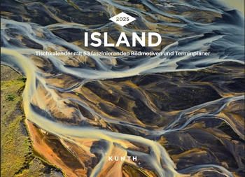 Kunth Verlag Island Tischkalender 2025