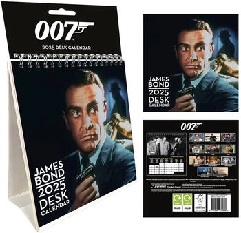 Pyramid international Pyramid James Bond 2025 Tischkalender 29,7x42cm Monatsplaner