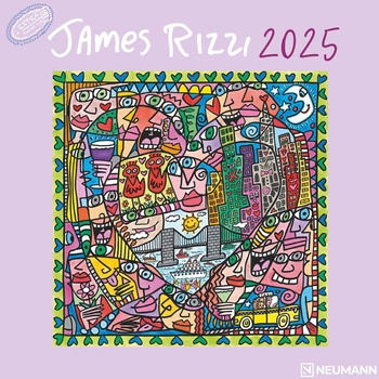 Neumann Verlage James Rizzi 2025 30x60cm Kunst-Kalender