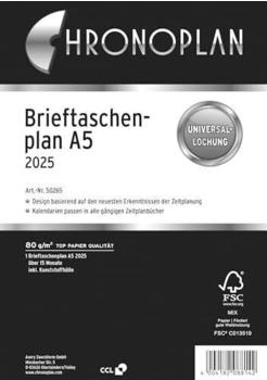 Chronoplan Brieftaschenplaner 2025 A5 Kalendarium