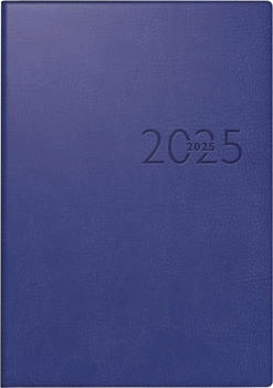 Rido studioplan int. 2025 16,8x24cm 1 Woche/2 Seiten Kunstleder Prestige blau
