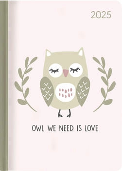 Alpha Edition Ladytimer Lovely Owl 2025 10,7x15,2cm