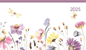 Alpha Edition Ladytimer Pad Flower Field 2025 15,6x9cm