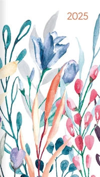 Alpha Edition Miniplaner Style Blumenwiese 2025 9x15cm