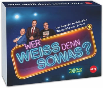 Heye Wer weiß denn sowas? Tagesabreißkalender 2025 14x11cm
