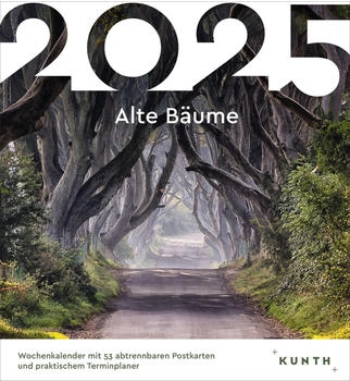Kunth Verlag Alte Bäume Postkartenkalender 2025