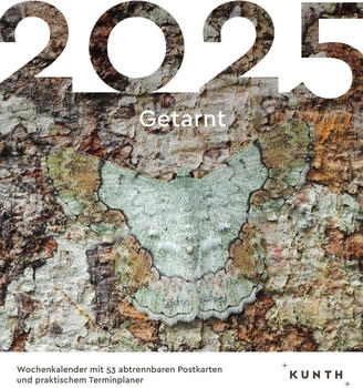 Kunth Verlag Getarnt Postkartenkalender 2025
