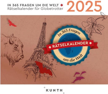 Kunth Verlag In 365 Fragen um die Welt 365-Tage-Abreißkalender 2025