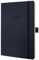 Sigel C2522, Sigel Buchkalender C2522, Conceptum, schwarz, 1 Woche / 2 Seiten,