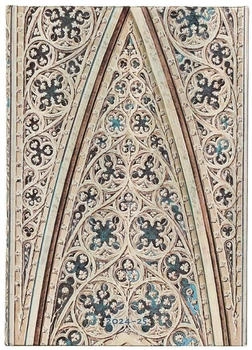 Paperblanks 18-Monatskalender 2024/2025 Gewölbe des Mailänder Doms Midi Horizontal