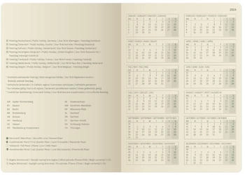 sigel Conceptum Design Casual Wochenkalender A6 taupe 2025