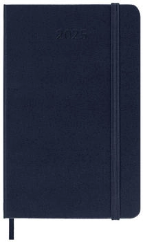 Moleskine Tageskalender 2025 Klassik 1 Tag auf 1 Seite Large Hardcover Saphir