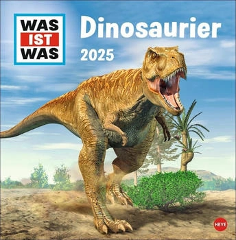 Heye WAS IST WAS Dinosaurier Broschurkalende 2025 29,5x30cm