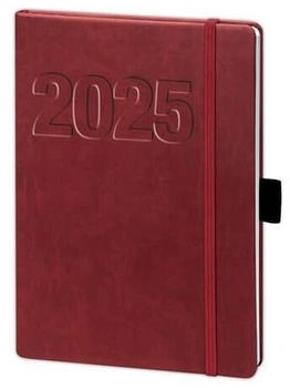 bsb-obpacher V-Book bordeaux 1 Woche / 2 Seiten 14x21cm 2025