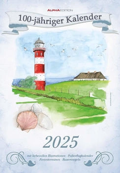 Neumann Verlage 100-jähriger Kalender 2025 Bildkalender 23,7x34cm