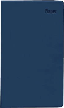 Zettler Taschenplaner 540 2025 9,5x16cm 1 Woche/1 Seite blau