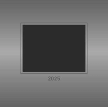 Alpha Edition Foto-Bastelkalender 1 Monat / 1 Seite 21x29,7cm 2025 Silber