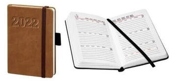 bsb-obpacher V-Book braun 1 Woche / 2 Seiten 9x14cm 2025