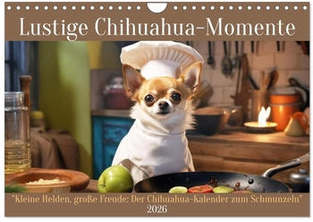 Calvendo Lustige Chihuahua-Momente 2026 (DIN A4)