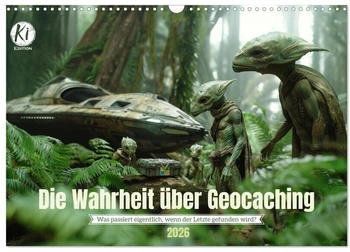 Calvendo Die Wahrheit über Geocaching 2026 (DIN A3)