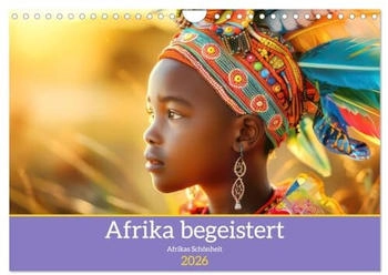 Calvendo Afrika begeistert - Afrikas Schönheit 2026 (DIN A4)