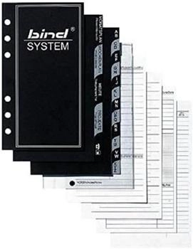 bind Ringbuch-Ergänzungsset MANAGER Starteinlage A6 40-teilig (B26133)