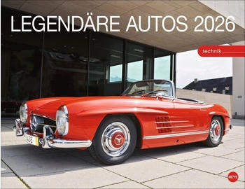 Heye Legendäre Autos Posterkalender 2026
