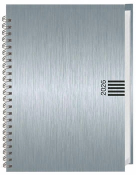 Heye Wochen-Cheftimer A5, Alu silber 2026