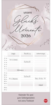 Heye Kreativ-Planer für zwei Glücksmomente 2026