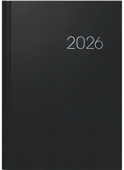 Brunnen Buchkalender Mod. 796 2026 | A5, Kunststoff, schwarz (1079660906)