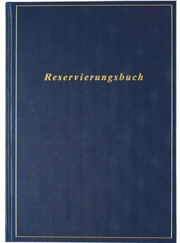 Rido Reservierungsbuch 2026 | A4, Kunststoff, dunkelblau (7027413386)