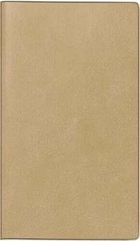 Rido Taschenkalender Mod. Miniplaner d 15 2026 | A6, Kunstleder, hellbraun (7045425756)