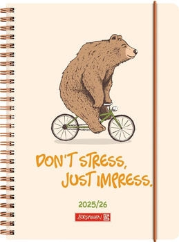 Brunnen Schülerkalender 2025/2026 „Bear“ | A5, Kunststoff (1072156036)