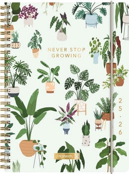 Brunnen Schülerkalender 2025/2026 „Little Plants“ | A5, Kunststoff (1072155046)
