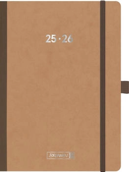Brunnen Schülerkalender 2025/2026 FACT!plus | A5, Karton, braun (1072170236)