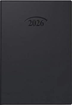 Brunnen Taschenkalender Mod. 712 2026 | A7, Kunststoff, schwarz (1071210906)