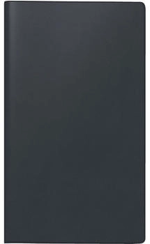 Brunnen Taschenkalender Mod. 755 2026 | A6 quer, Leder, schwarz (1075557906)