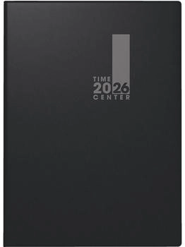Brunnen Taschenkalender TimeCenter Mod. 728 2026 | A6, Kunststoff, schwarz (1072856906)