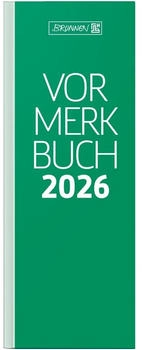 Brunnen Vormerkbuch Mod. 785 2026 | 108×297 mm, Papier, grün (1078502506)