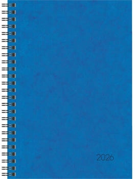 Brunnen Buchkalender Mod. 796 2026 | A5, Karton, blau (1079601306)