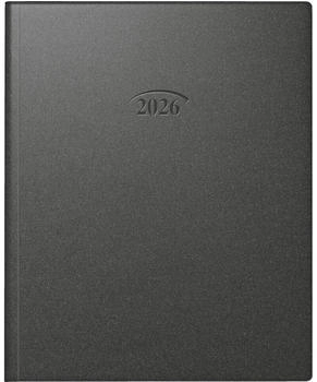 Brunnen Buchkalender Mod. Manager Wt 7 weektimer 2026 | 210×260 mm, Kunststoff, schwarz (1076110906)