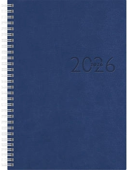 Rido Buchkalender Mod. studioplan int. 2026 | 168×240 mm, Kunstleder, blau (7023036306)